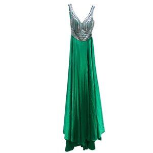 Vienna Dress with Silver Bodice